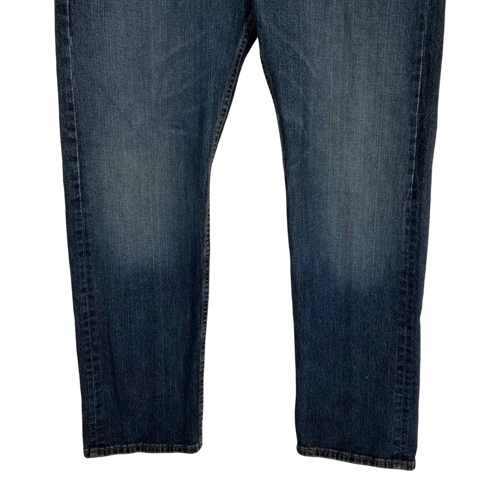 Levi's 505 Regular Fit Jeans Mens 42X32‎ Blue Denim Classic Relaxed Casual Jeans